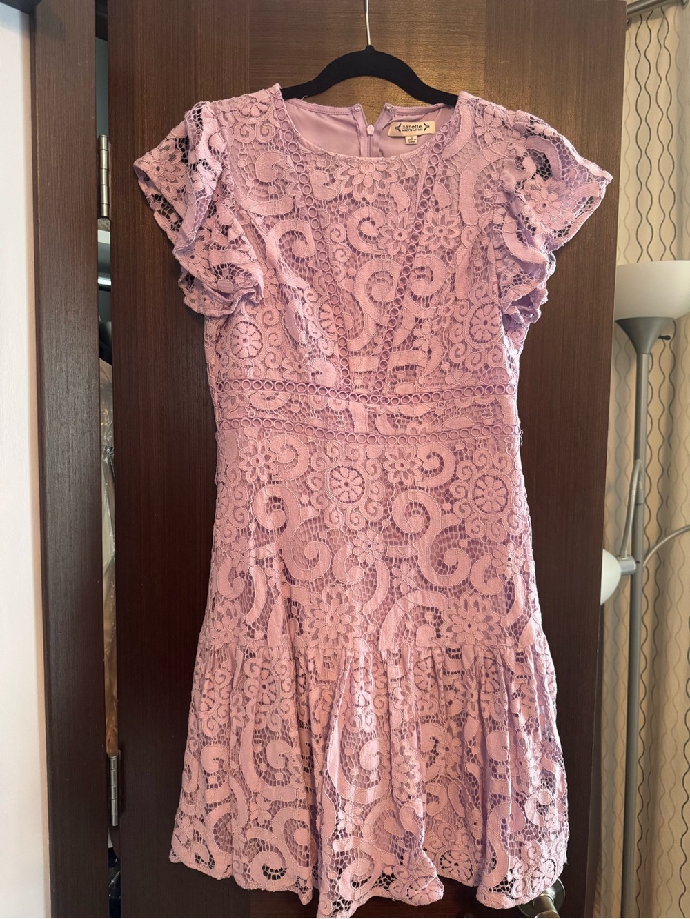 Nanette Lepore Lavender Lace Dress